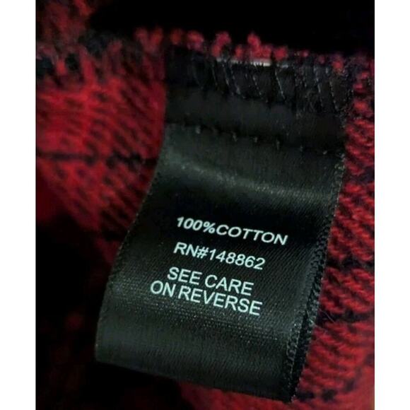 Torrid Plaid Brushed Cotton Flannel Shacket Womens Size 2 Red Black Plus Size E - Picture 2 of 8